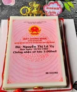 Mẫu bánh sổ đỏ/sổ hồng